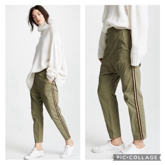 Nili Lotan Paris Pants with Side Stripe Tape Trim sz OO - Picture 1 of 11